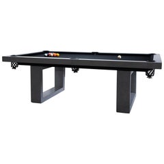 James de Wulf 7' Concrete Pool Table and Cue Rack, Available Now