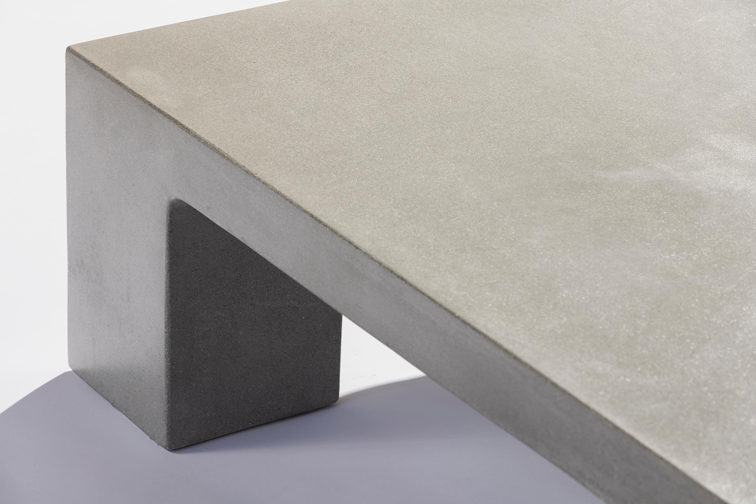 concrete block coffee table