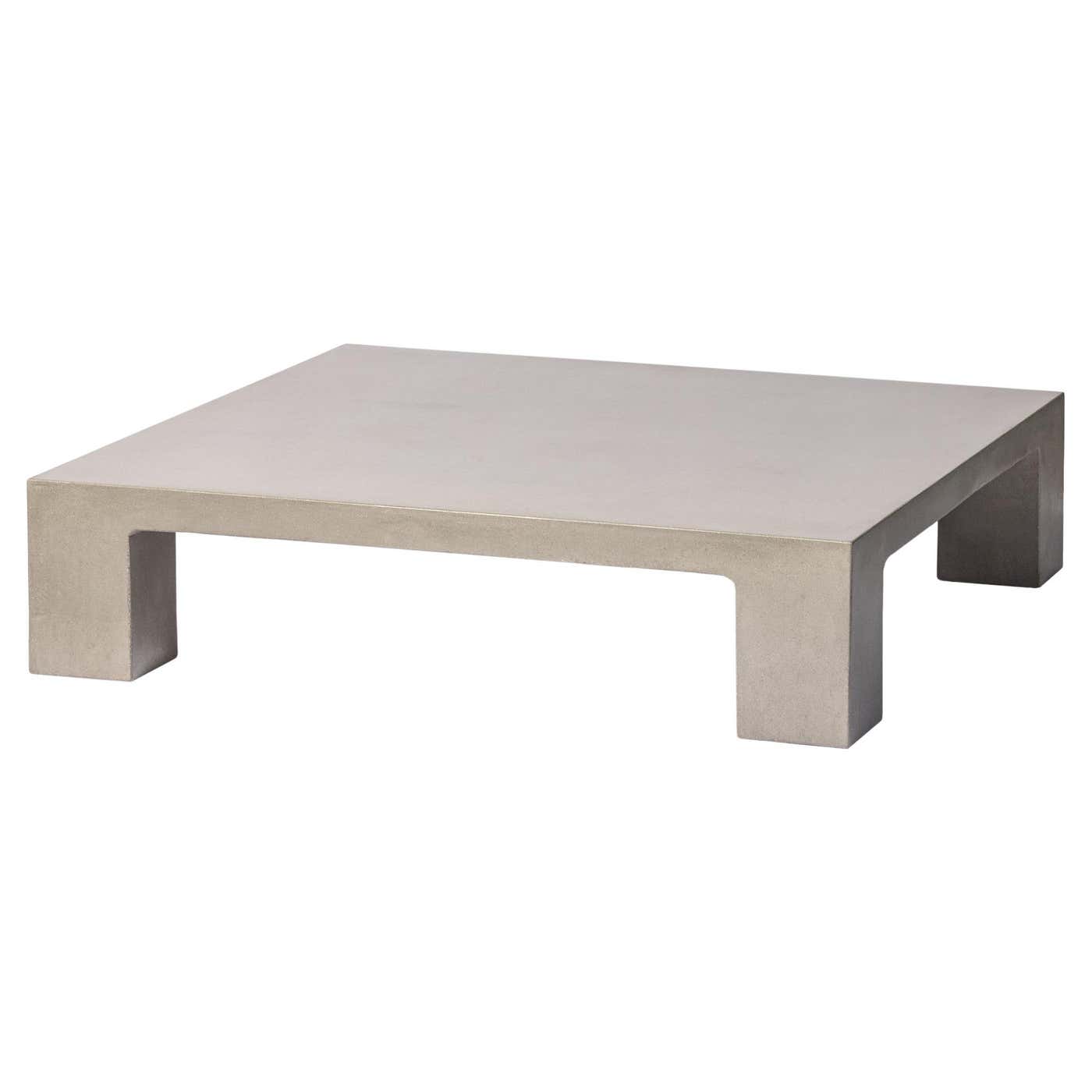 James de Wulf Block Coffee Table, Square - Standard Finish For Sale at ...