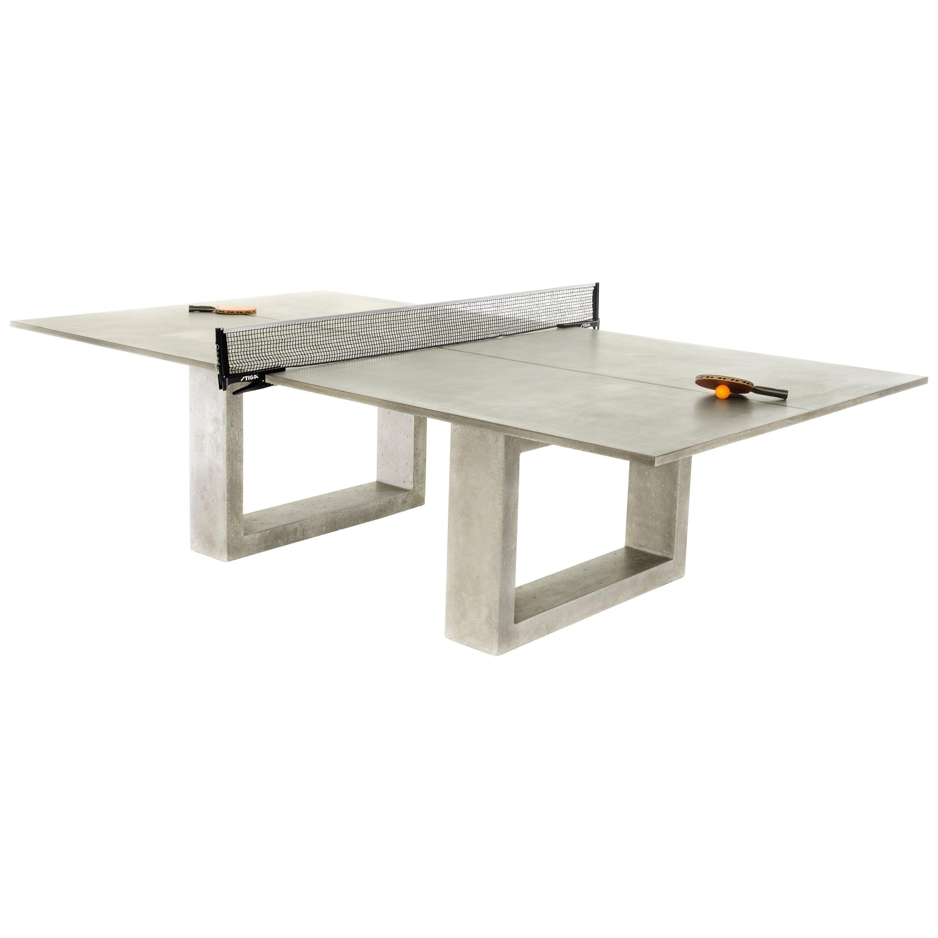 James de Wulf Commercial Concrete Ping Pong Table For Sale