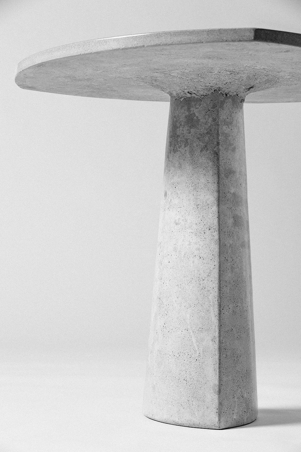 American James de Wulf Concrete Clover Table For Sale