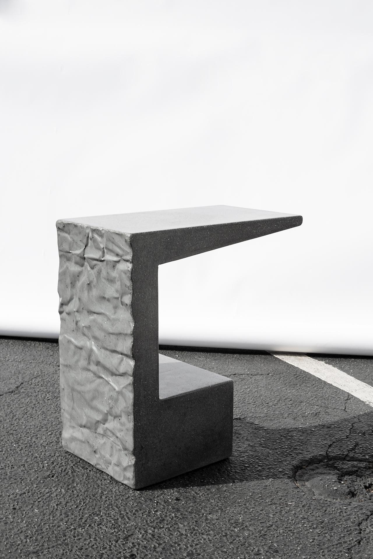 Unique contemporary side table, made of solid concrete. This table lends modern sophistication to any setting.

Suitable for indoor and outdoor use. 

Available in natural tone, light grey, dark grey, black, white
Premium colors

James de