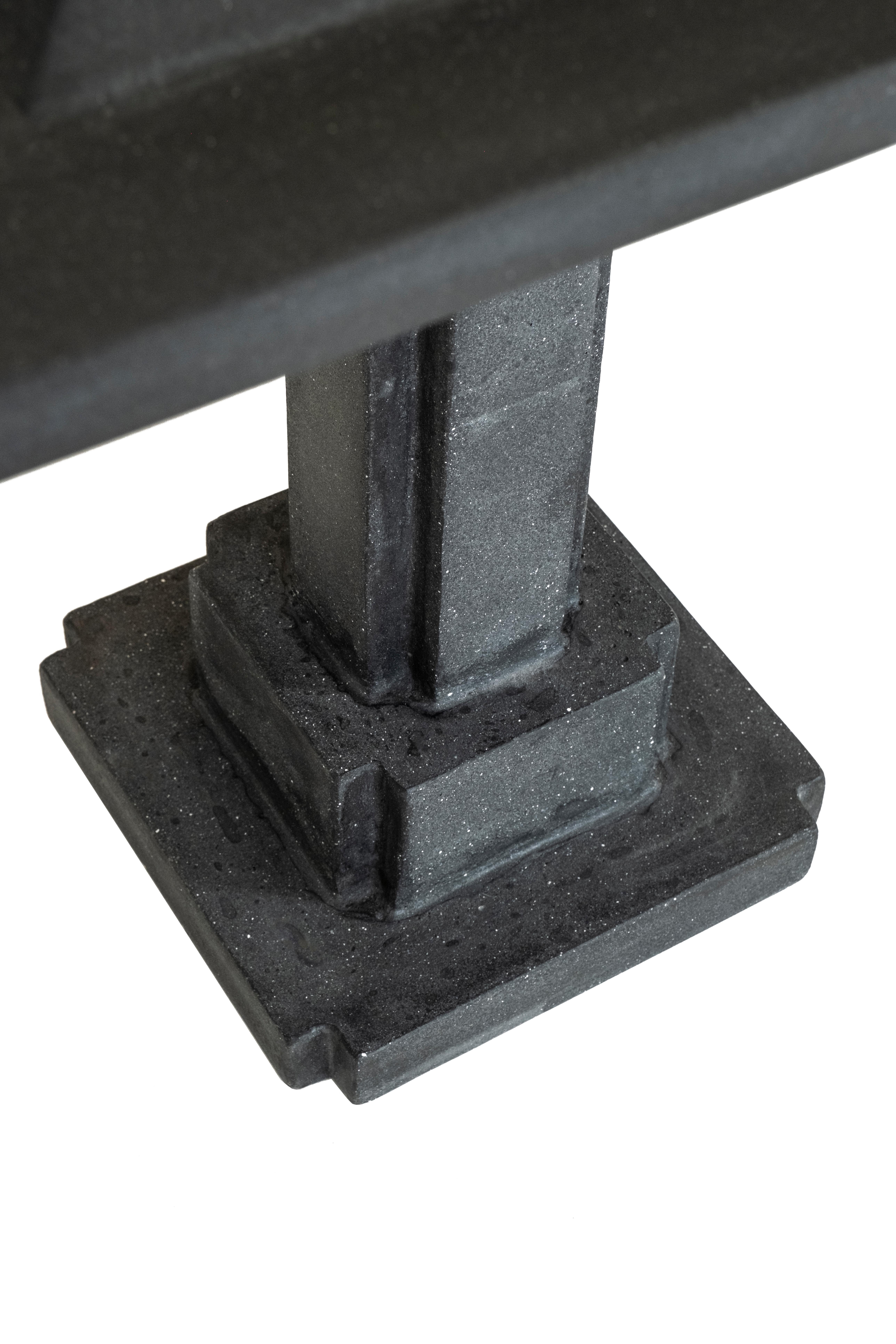 James de Wulf Concrete Deco Schachtisch aus Beton – Jetzt erhältlich (Gegossen) im Angebot