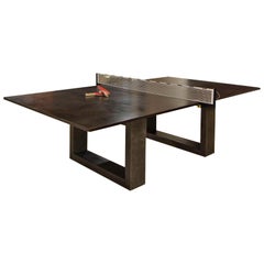 James de Wulf Concrete Ping Pong Table, Black Finish