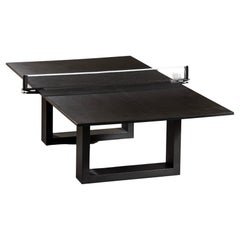 James de Wulf Recycled Jet Black Ping Pong Table