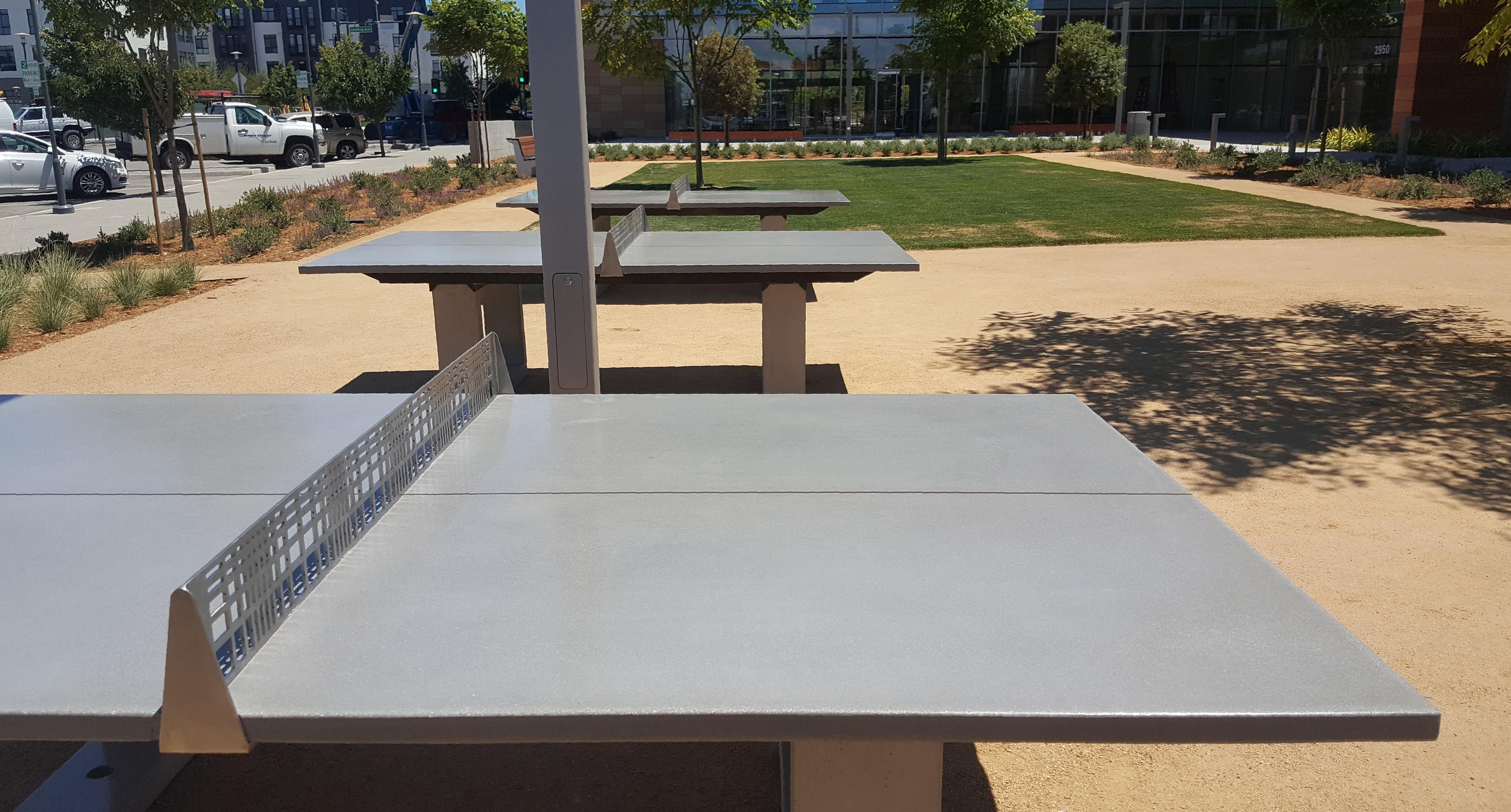 concrete table tennis