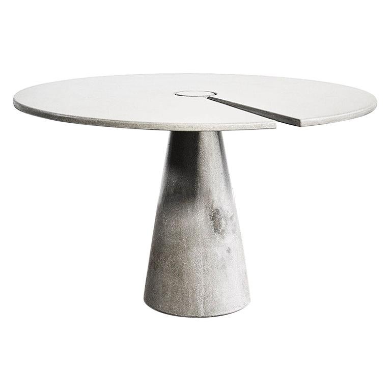 James de Wulf Concrete Split Locking Dining Table, 60