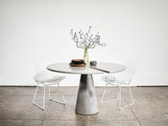 James de Wulf Concrete Split Locking Dining Table, 48"