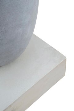 James de Wulf Concrete Standing Stone Sculpture
