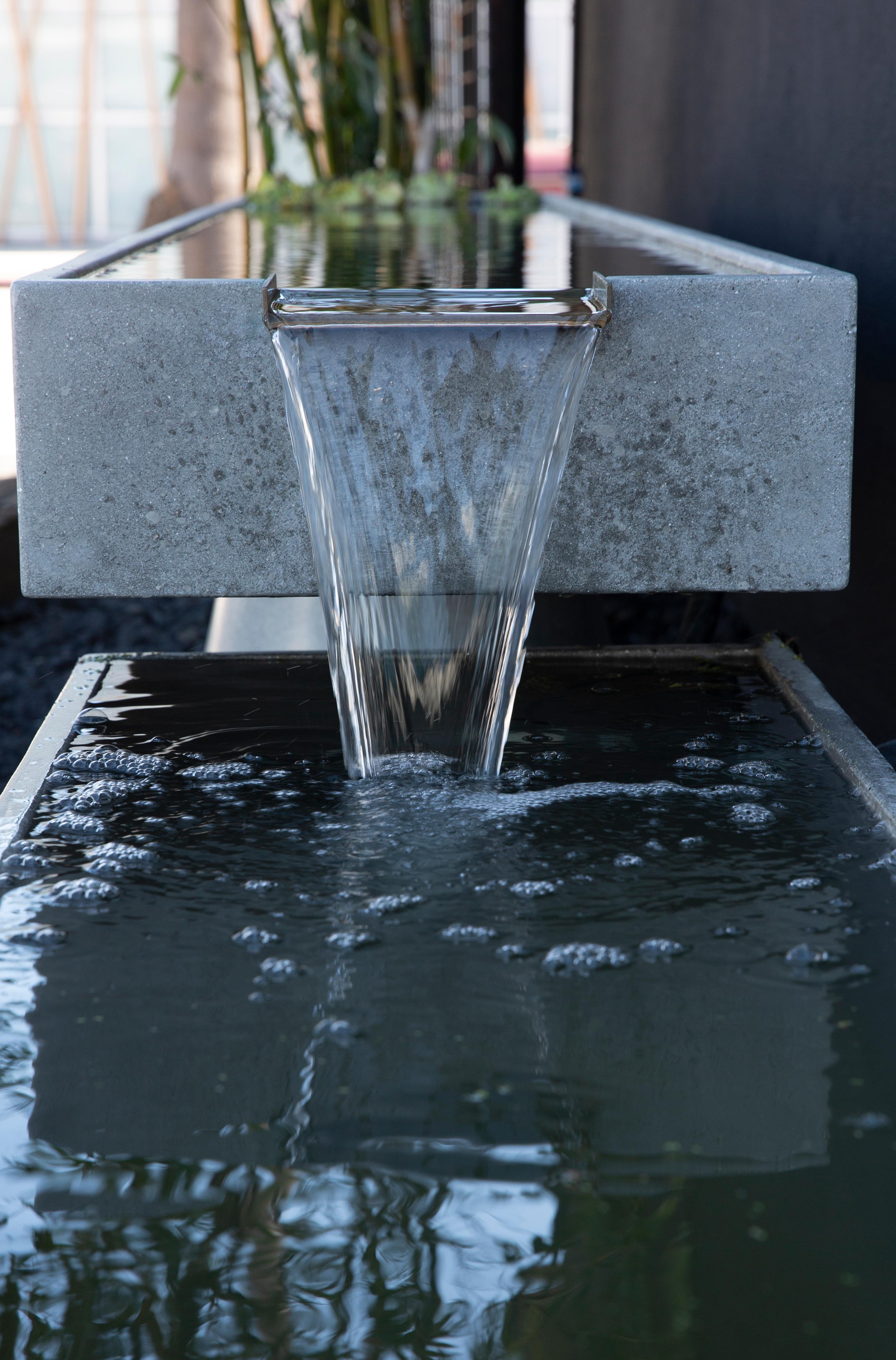 Modern James de Wulf Custom Concrete Fountain For Sale