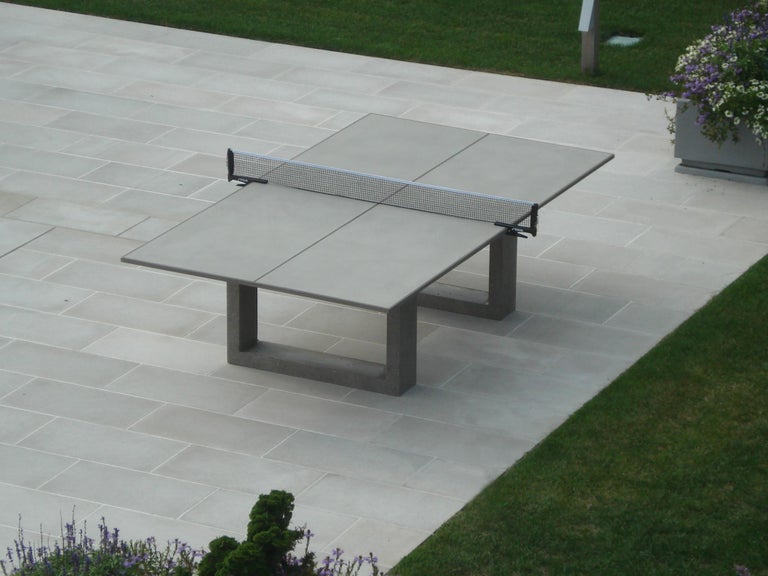 James de Wulf Custom Concrete Ping Pong Table For Sale 5