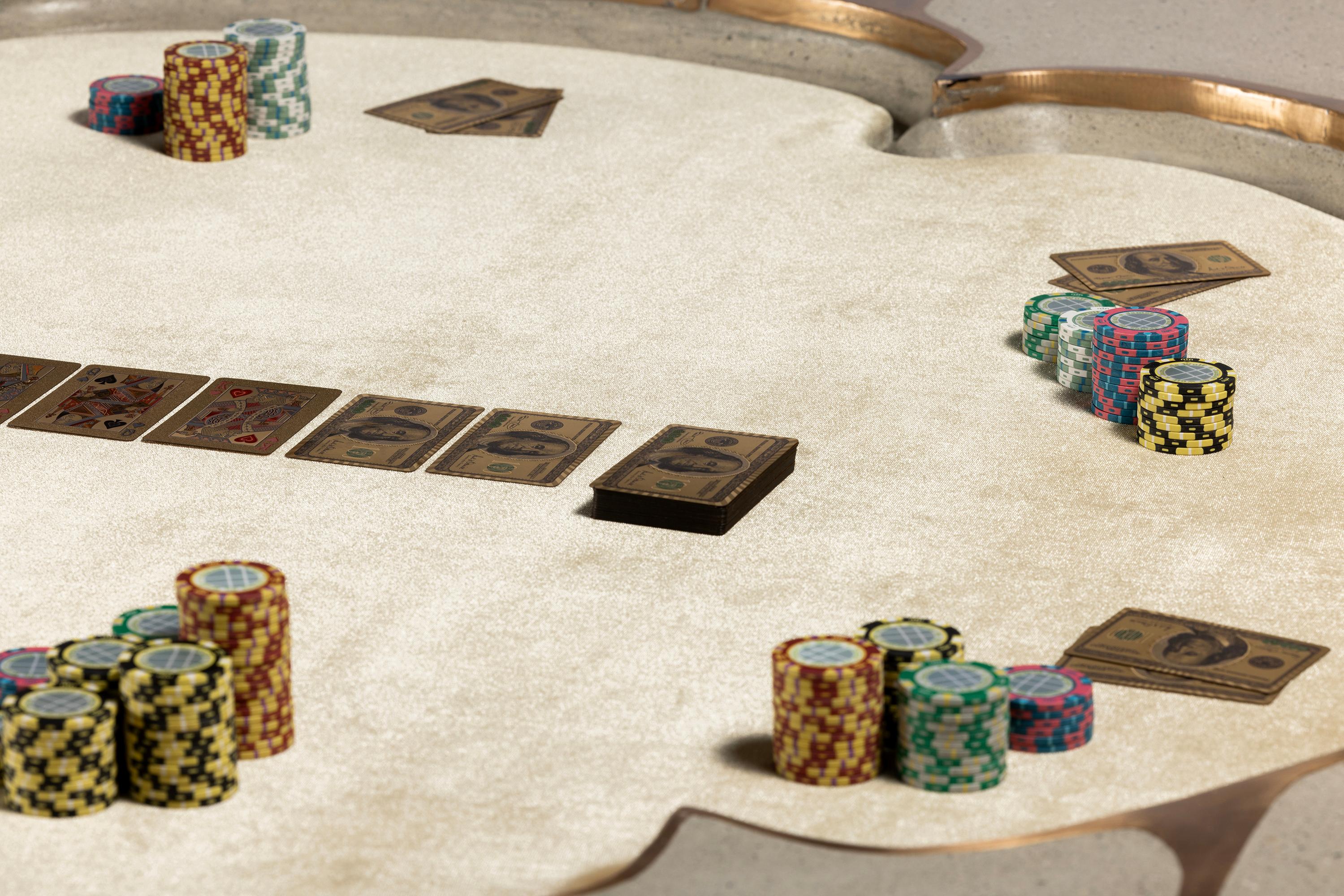 Américain Table de poker Exo Imperial de James de Wulf en vente