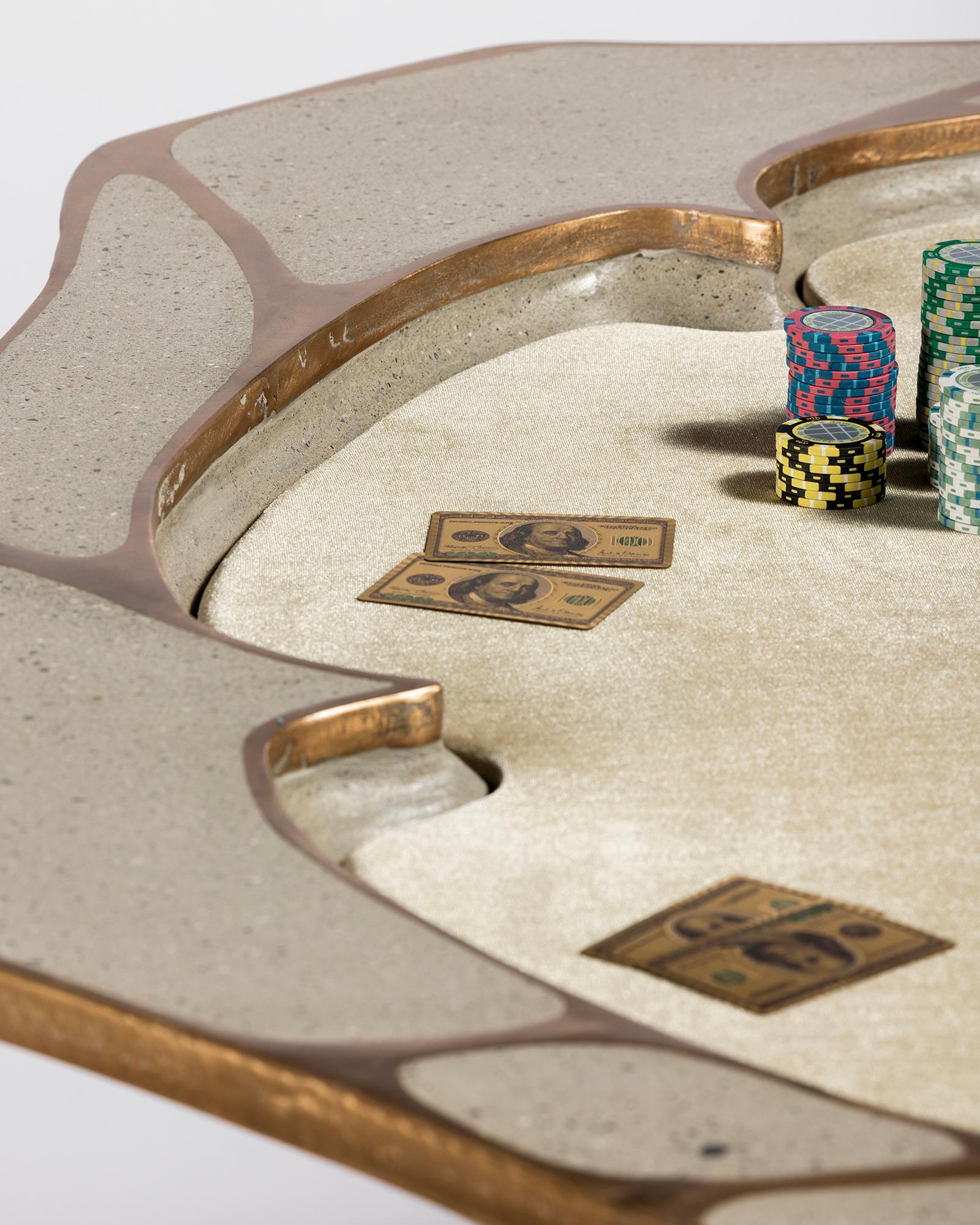James de Wulf Exo Imperial Poker Table In New Condition For Sale In Los Angeles, CA