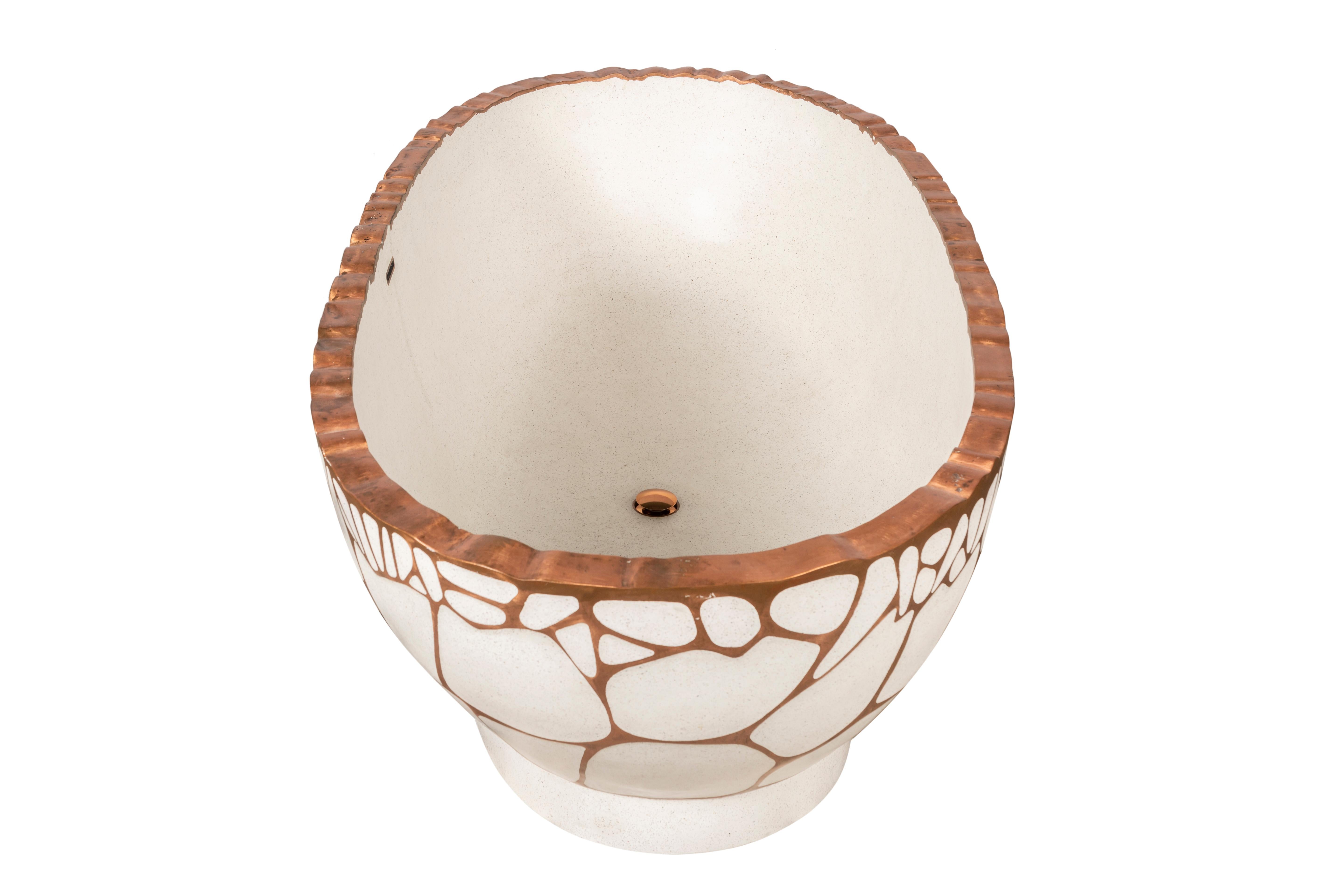 Vietnamese James de Wulf Exo Lotus Bathtub For Sale