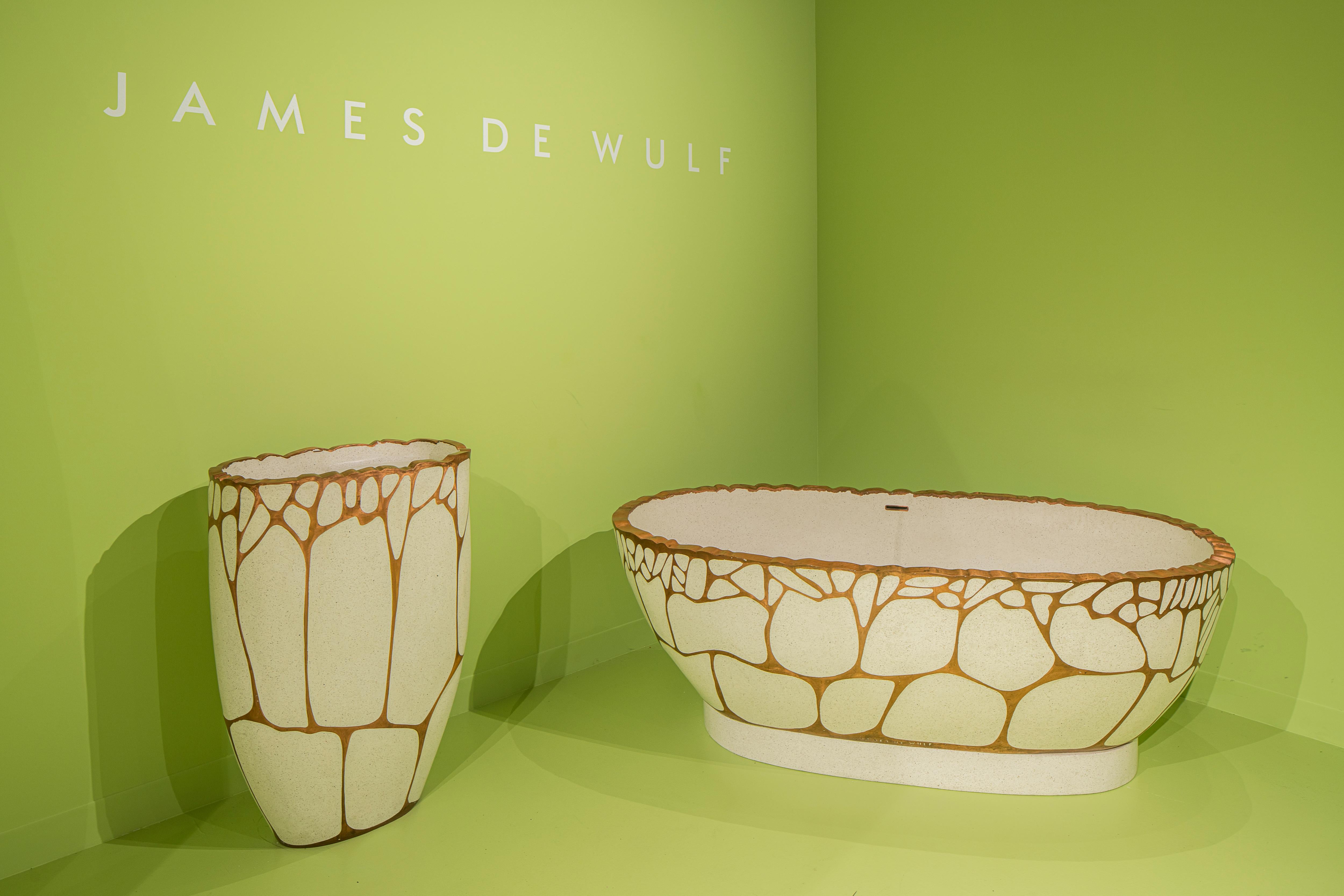 Bronze James de Wulf Exo Lotus Standing Sink For Sale