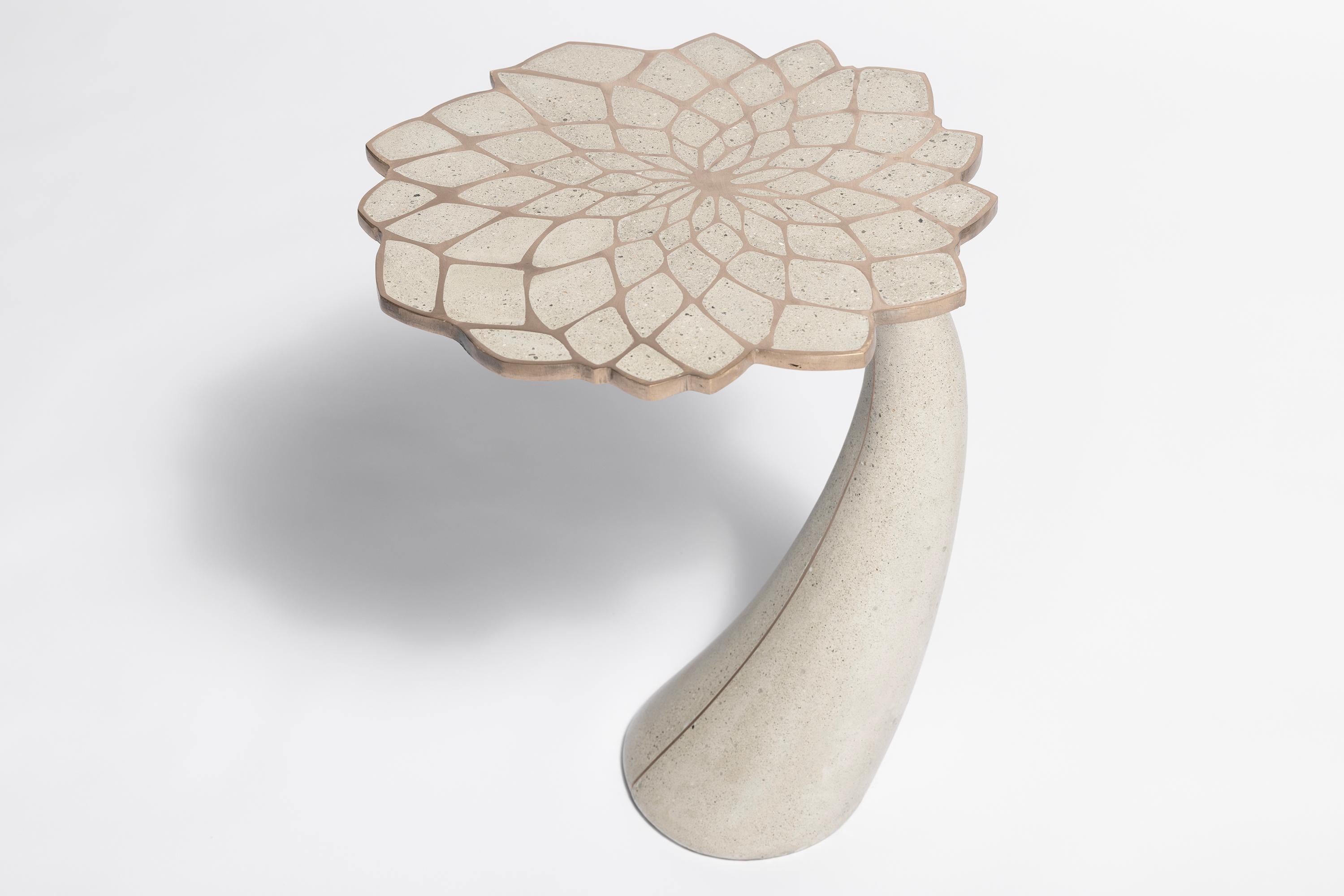 James de Wulf Exo Mosaic Lily Side Table For Sale 6