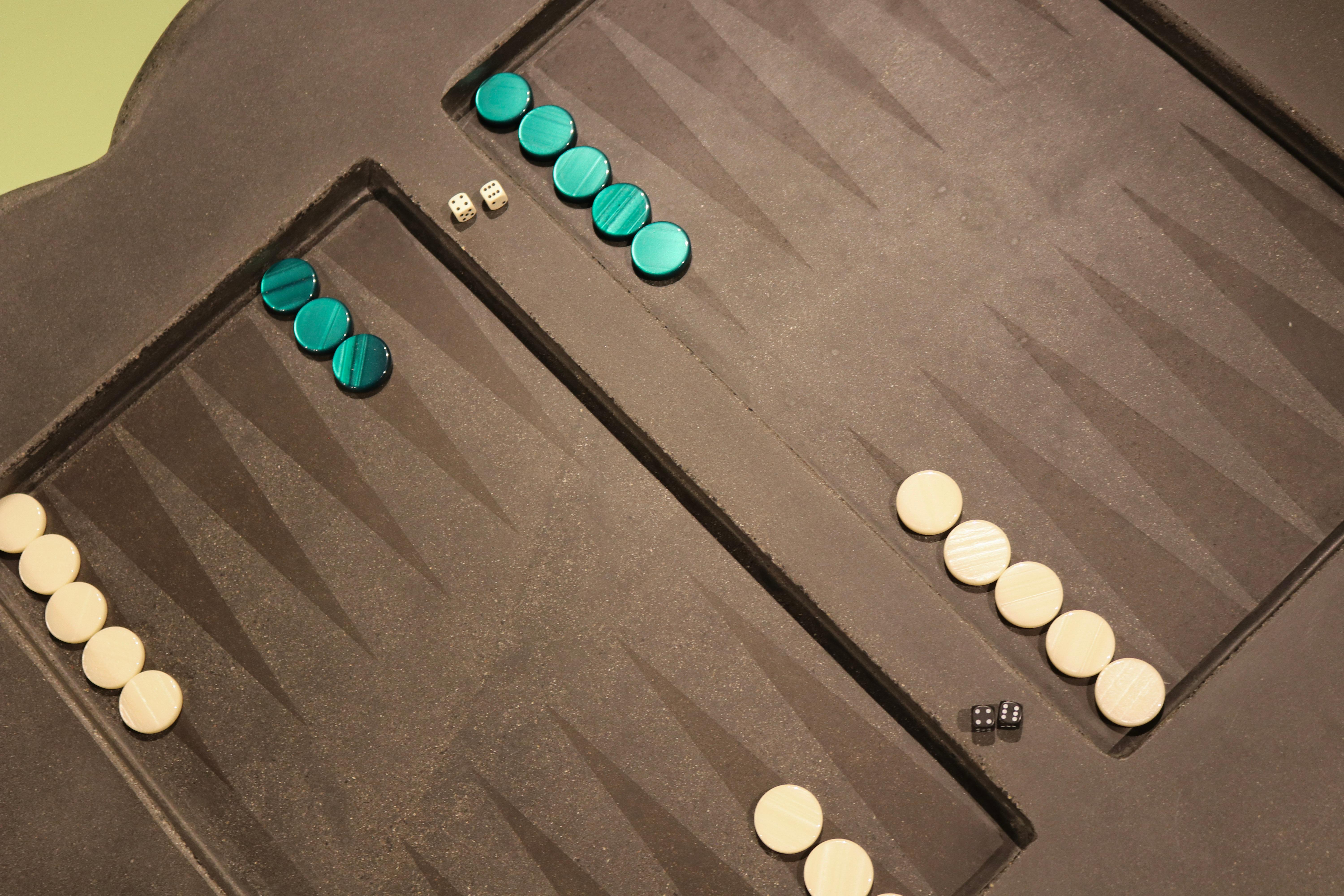 New in the James de Wulf 2025 Flowerchild series, the Flower Backgammon table is an update to the iconic Block Backgammon table. The whimsically shaped table hides complicated engineering as the top is held by way of gravity joints at both legs.
