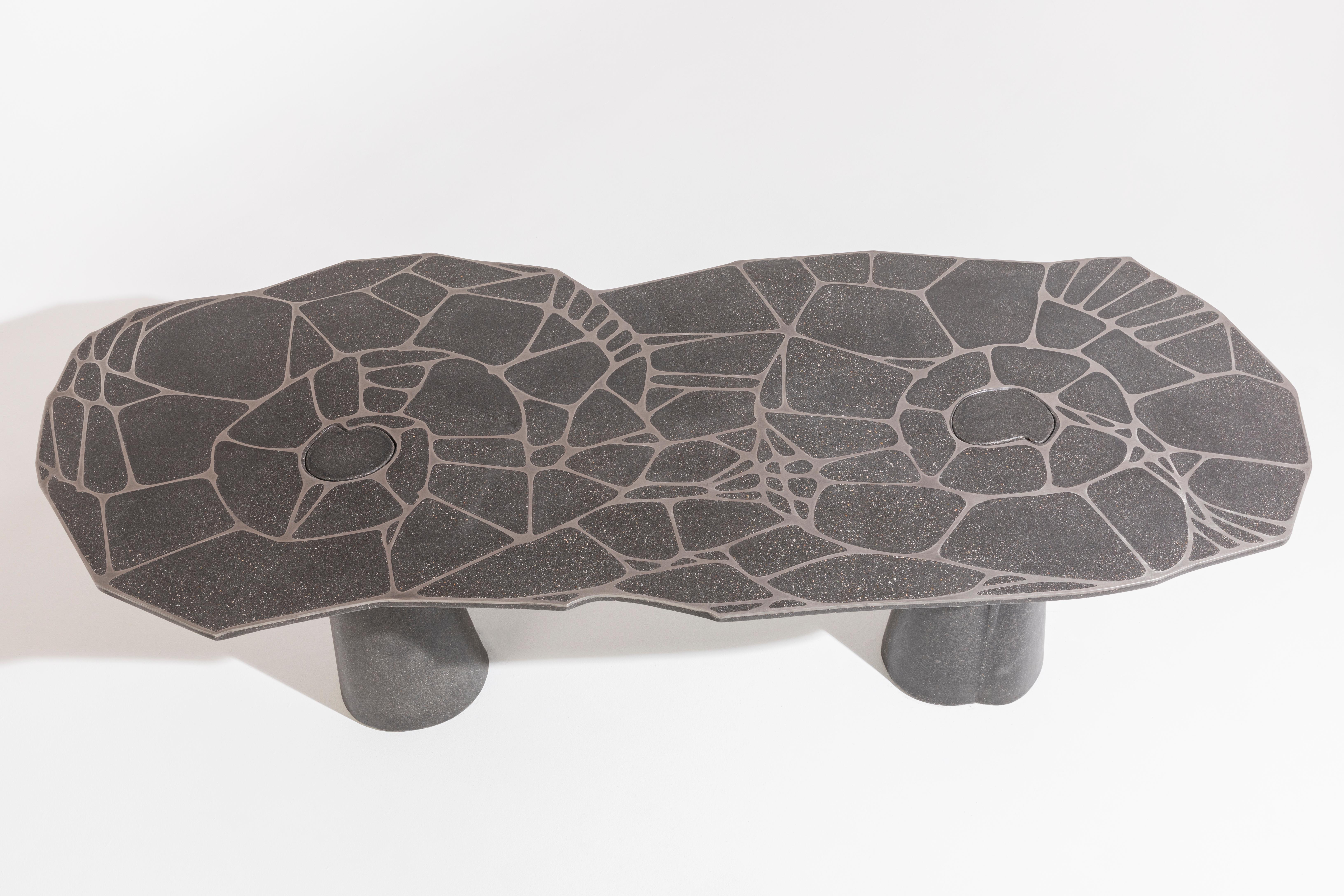 James de Wulf Nautilus Exo Oversized Dining Table For Sale 1