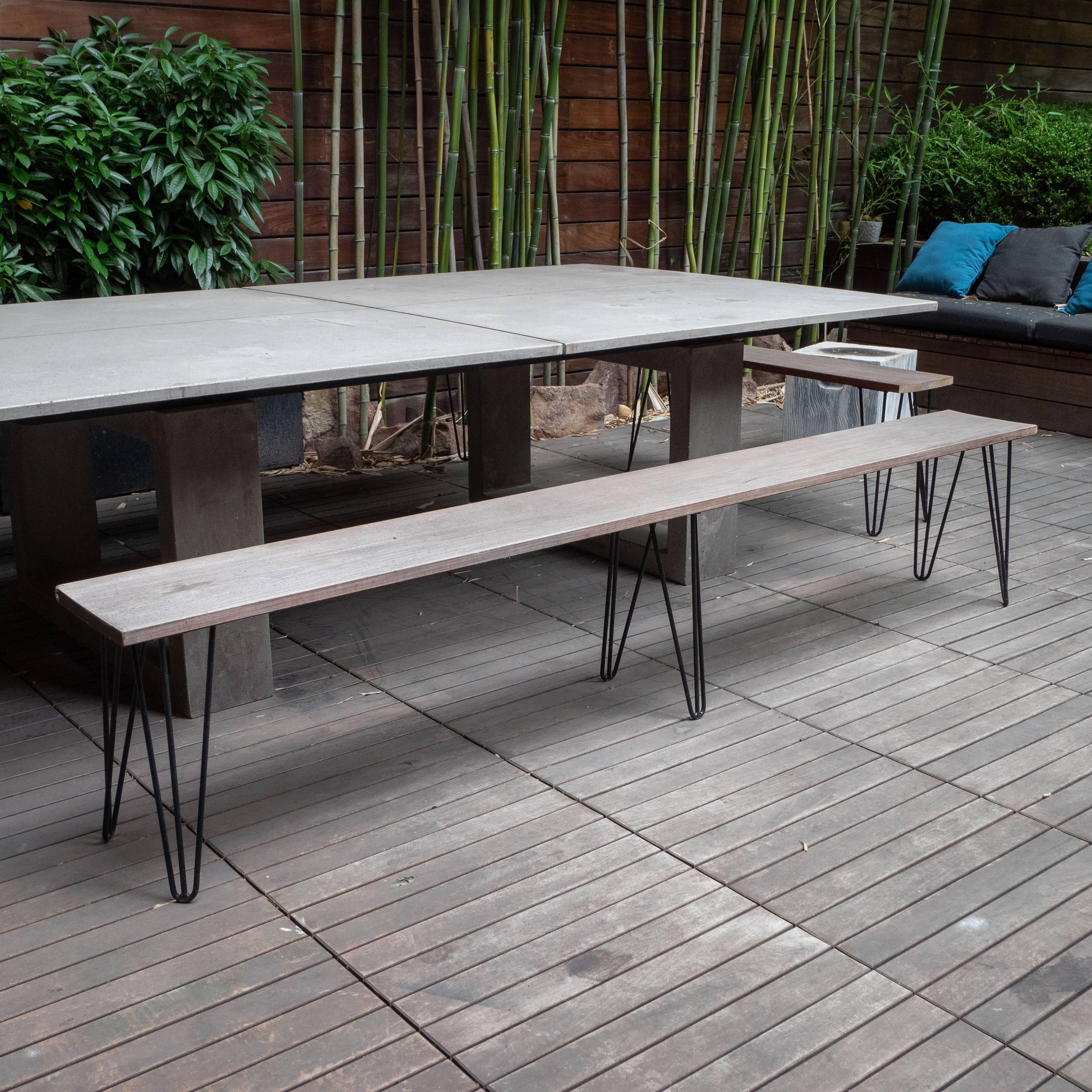 James de Wulf Outdoor Concrete Ping Pong and Dining Table 4