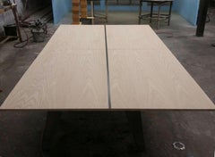 James de Wulf White Oak Conversion Ping Pong Top for Billiards Table