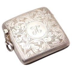 JAMES DEAKIN & SONS 1911 Chester Curved Vesta Matches Box In .925 Sterling