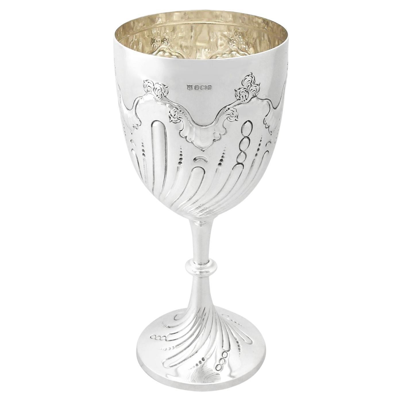 James Deakin & Sons Victorian English Sterling Silver Presentation Cup