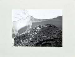 Vintage Incoming Tide - Black & White Abstract Seascape Photograph 