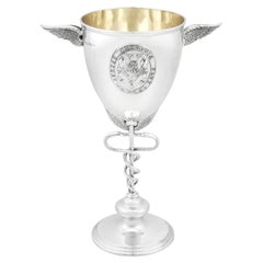 James Dixon & Sons Ltd Antico calice vittoriano in argento sterling
