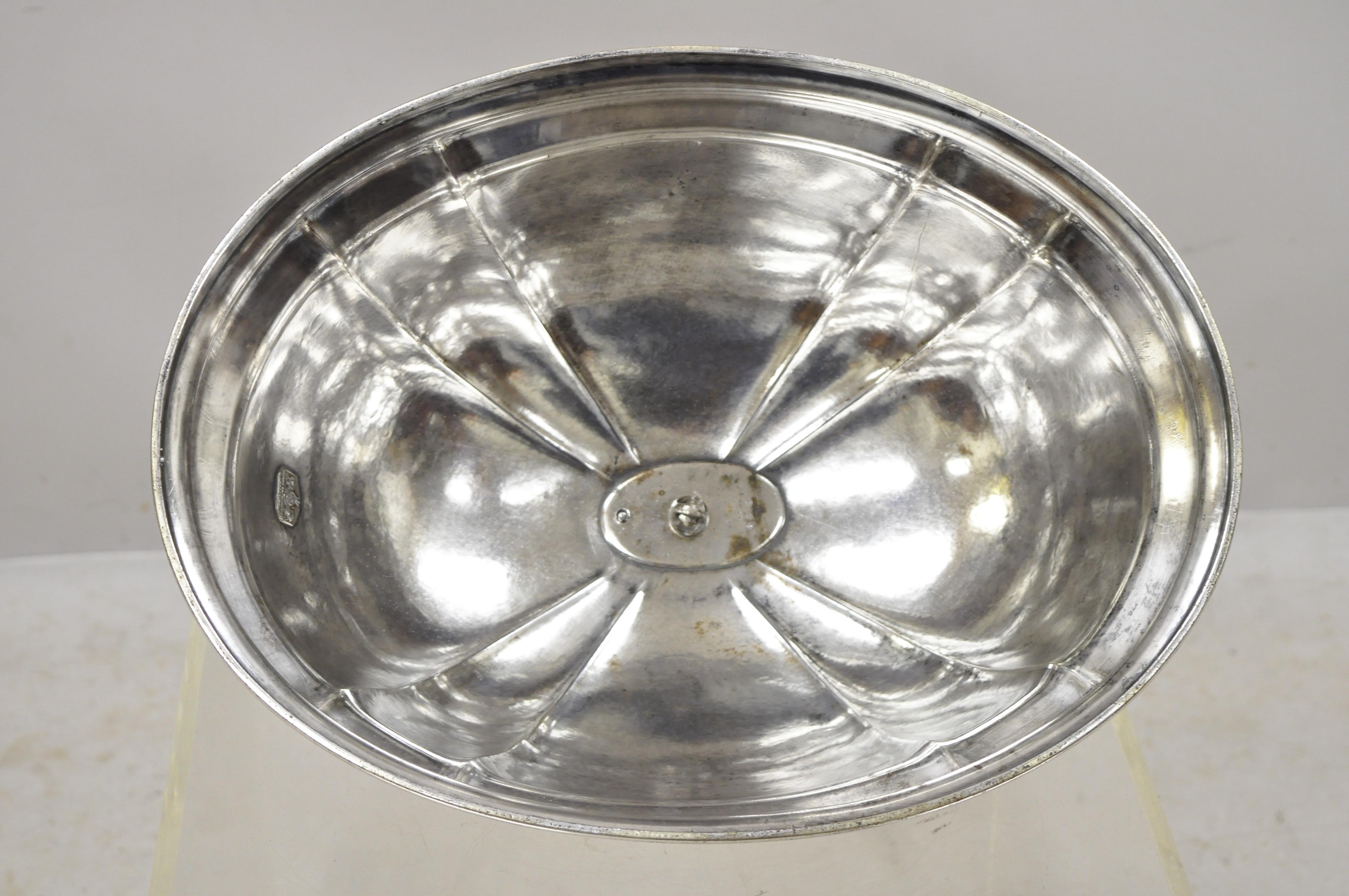 James Dixon & Sons Sheffield England Silverplate Meat Dish Serving Dome Lid For Sale 1