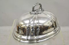 A James Dixon & Sons Sheffield England Silverplate 16" Meat Dish Serving Dome Lid