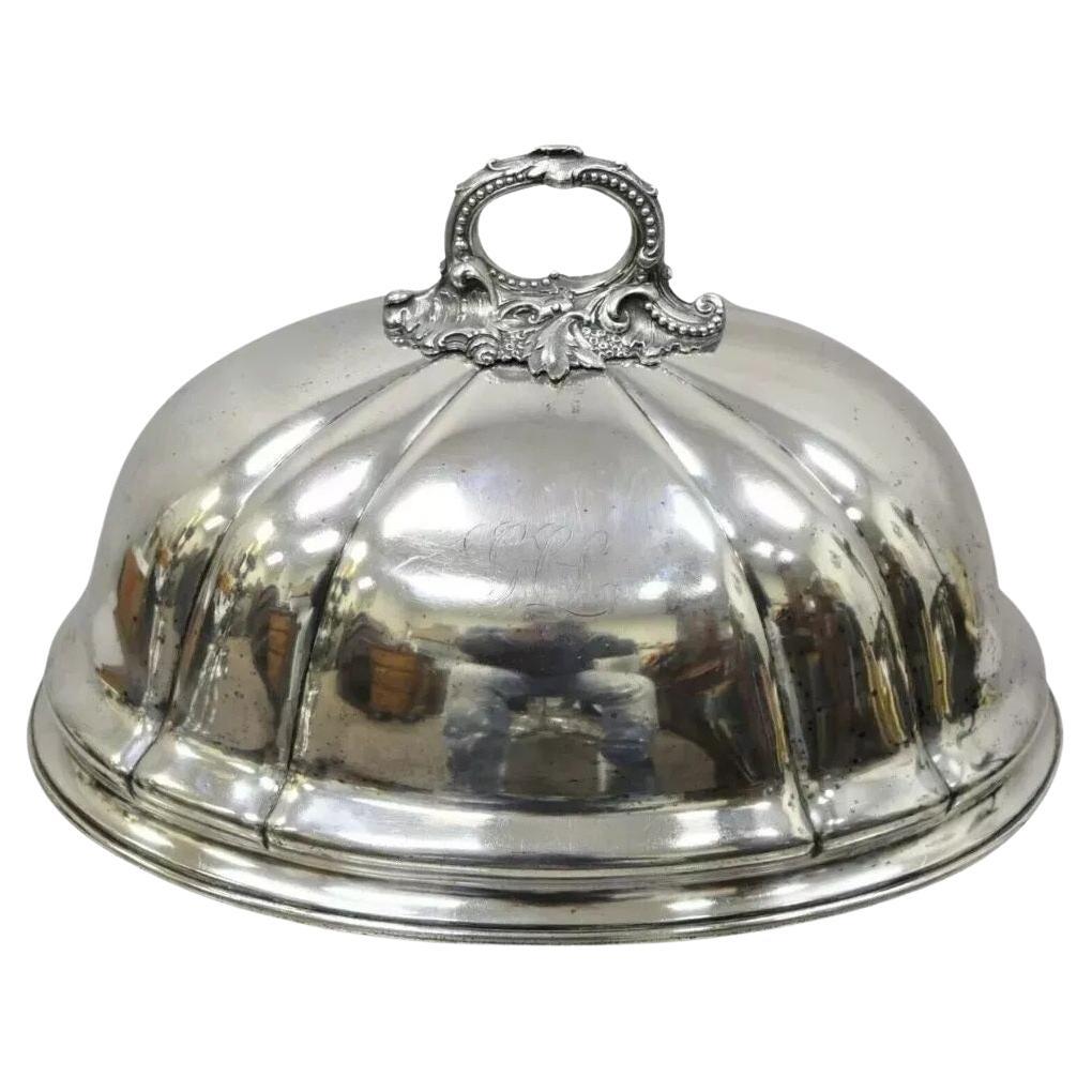 James Dixon & Sons Sheffield England Silverplate 16" Meat Dish Serving Dome Lid