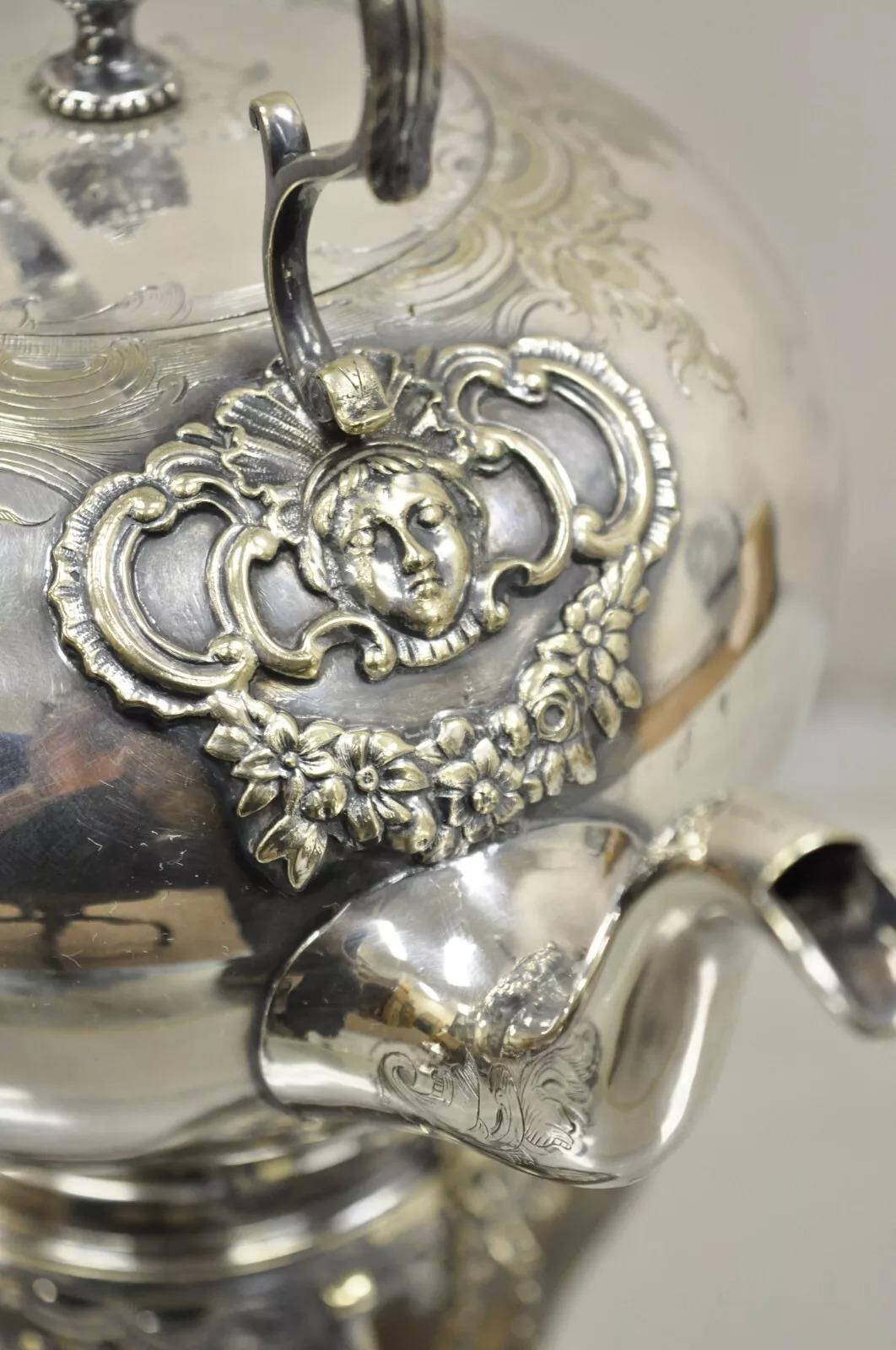 James Dixon & Sons Sheffield Tetera de café basculante victoriana bañada en plata Desconocido en venta