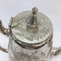 James Dixon Viktorianisches englisches versilbertes Teeservice um 1870