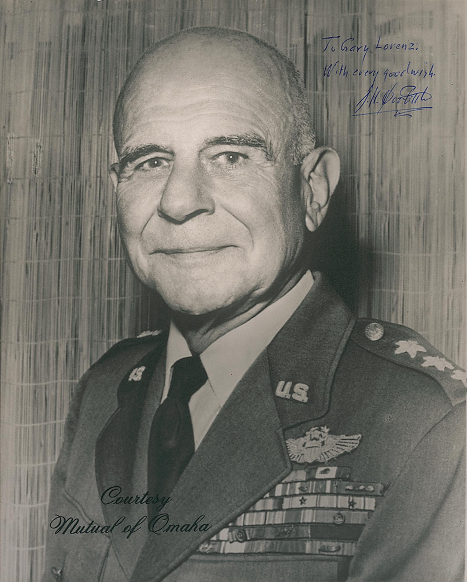James Doolittle Carta mecanografiada firmada y Fotografía firmada, 1969 en venta 3
