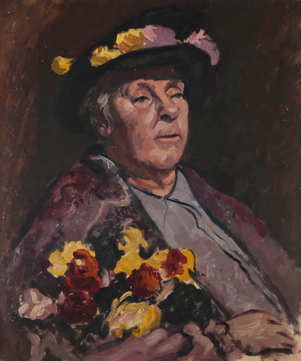 Attrib. James Dring (1905-1985) - Mid 20th Century Oil, The Flower Seller 1