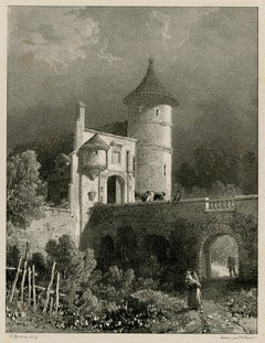 Vue du Chateau de Frasne, Franche Comté
