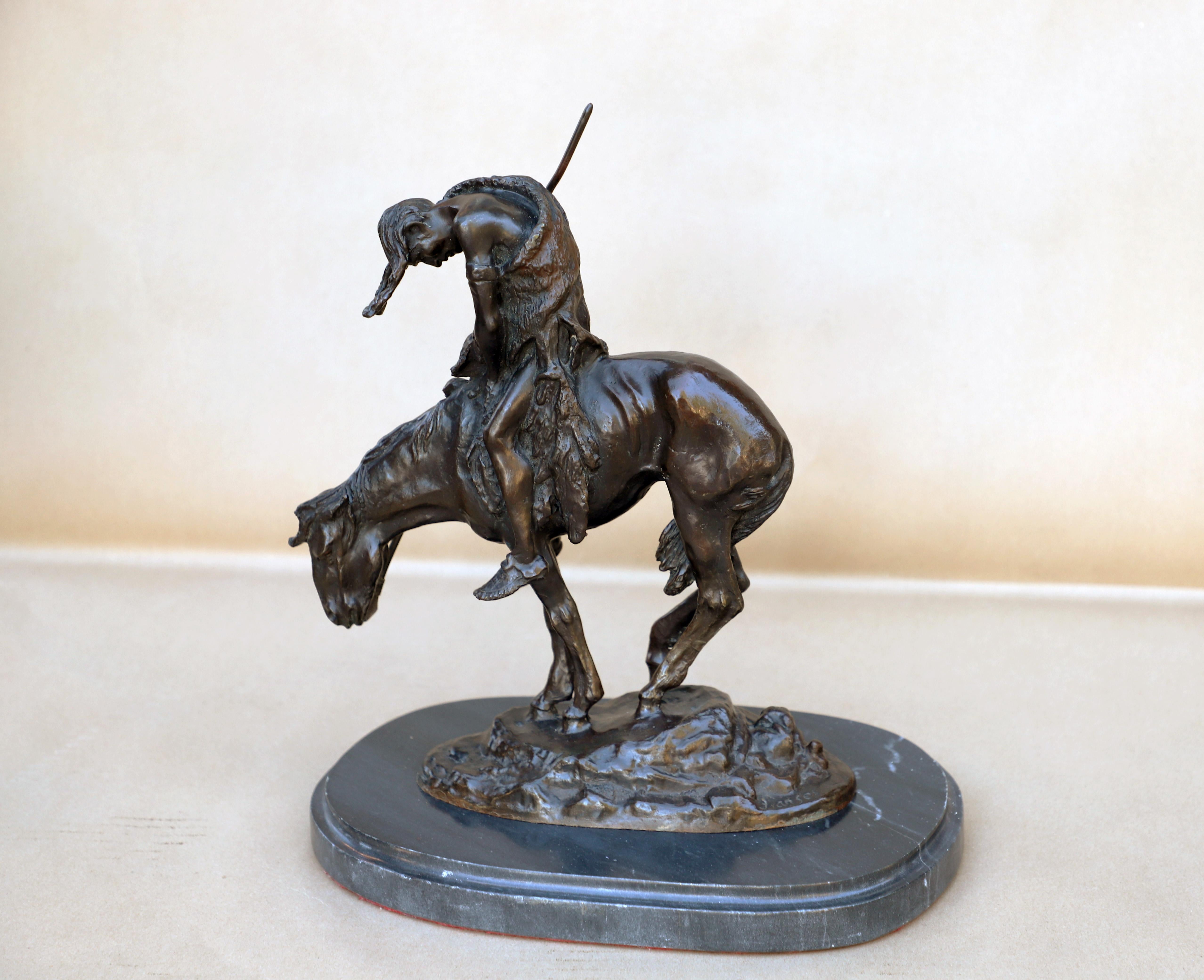 End of the Trail - Reproduction - Sculpture by James Earle Fraser