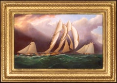 SAPPHO, DAUNTLESS and GRACIE Racing at Cape May 1871