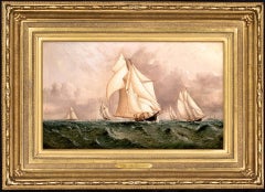 William Astor's Schooner AMBASSADRESS Leads the Regatta