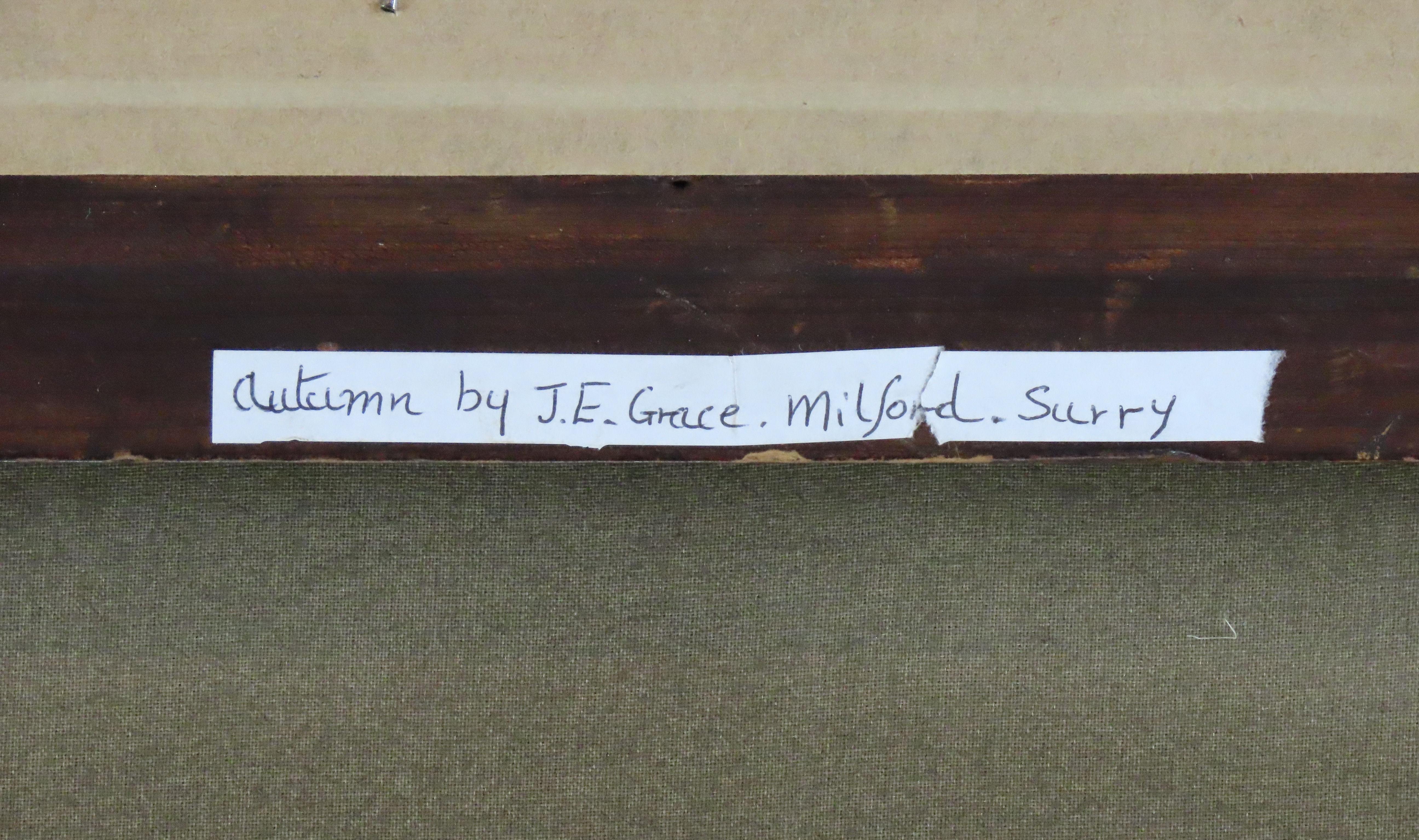 Original Ölgemälde auf Leinwand, James Edward Grace, „Herbst“ im Angebot 8