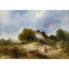 James Edward Meadows, Scena di campagna con cottage