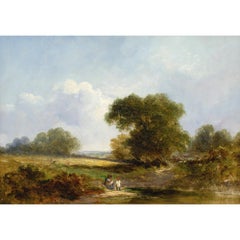 James Edward Meadows, Scena rurale con stagno