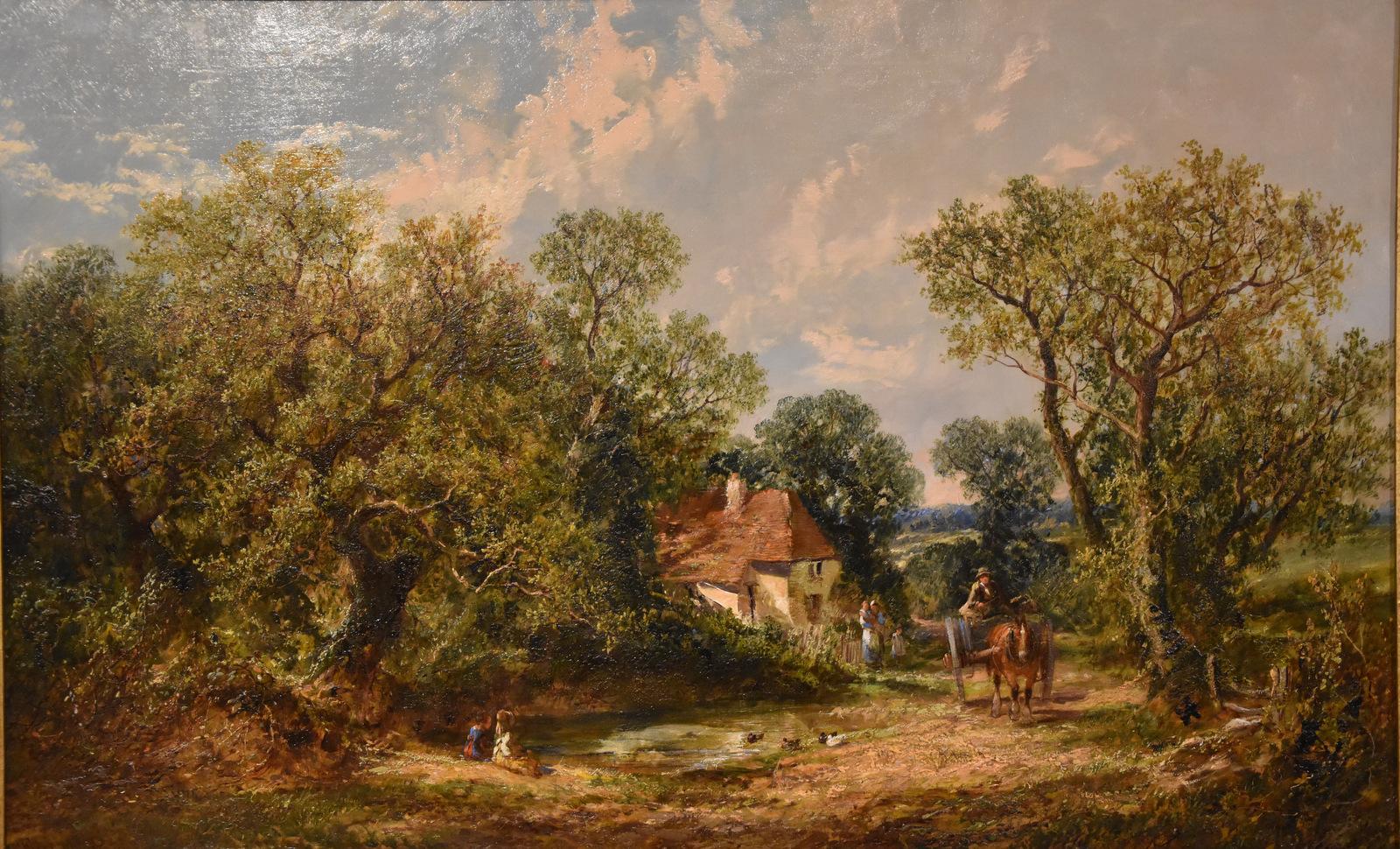 Pittura a olio di James Edward Meadows 