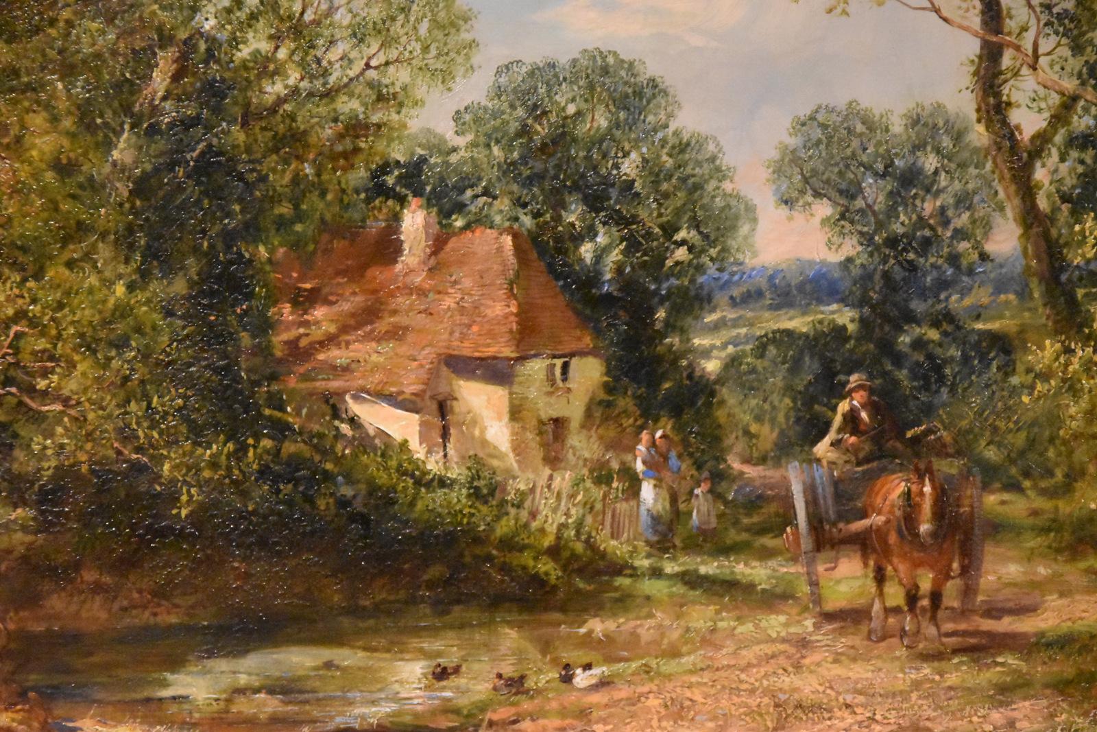 Pittura a olio di James Edward Meadows 