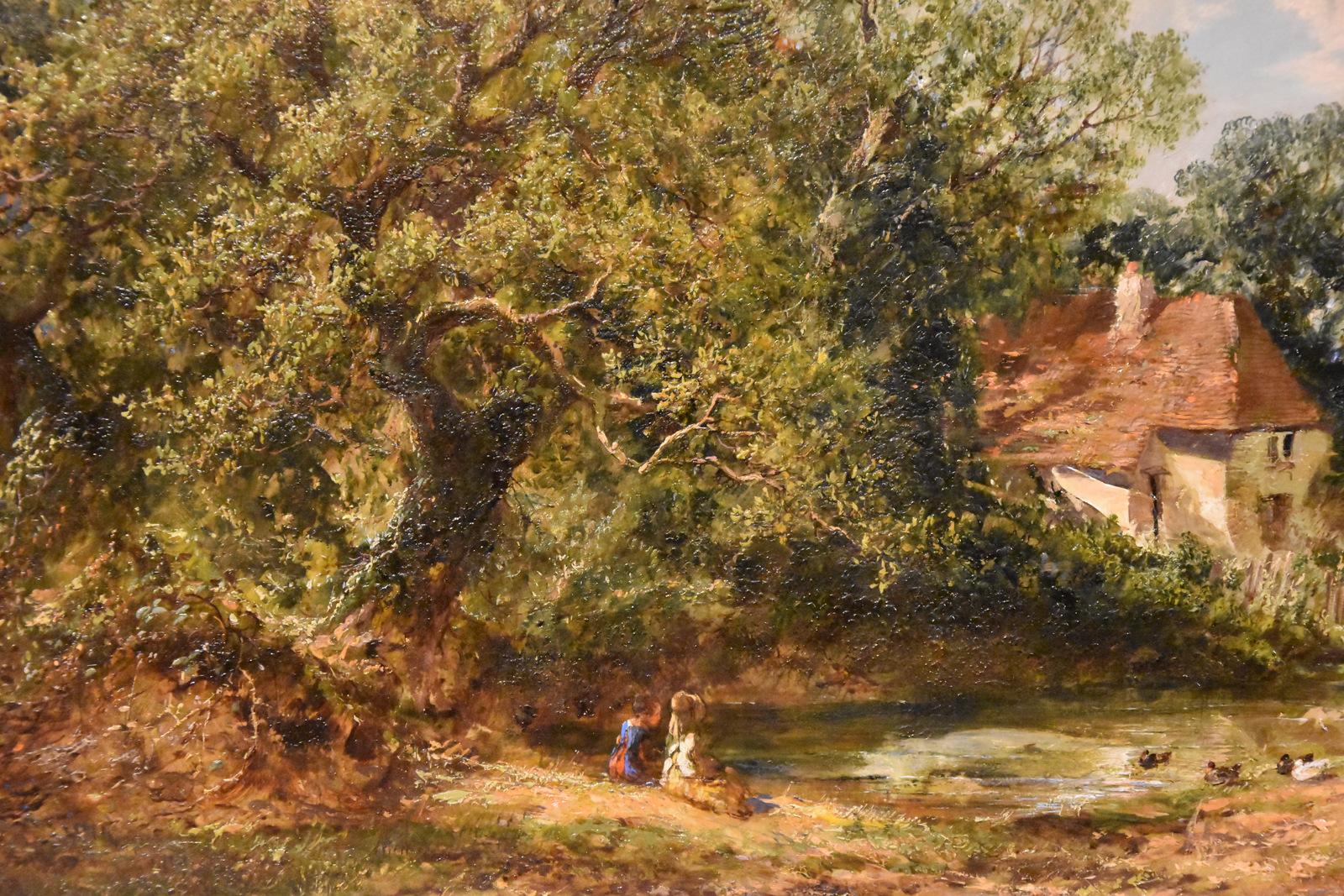 Pittura a olio di James Edward Meadows 