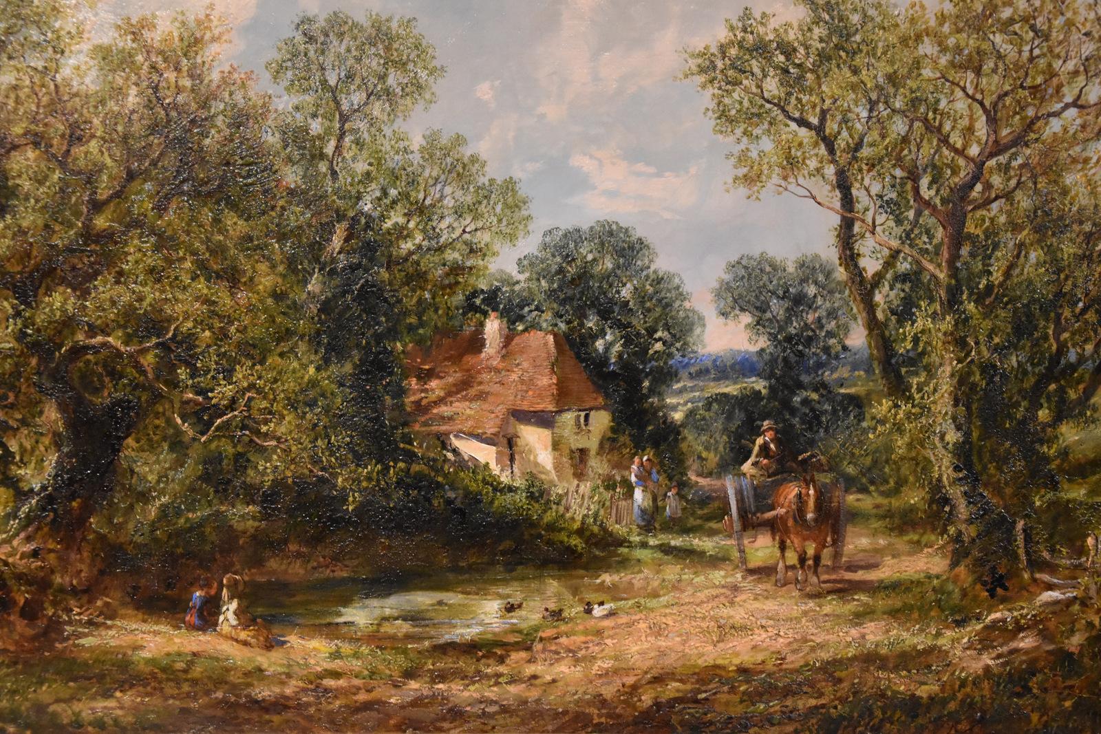 Pittura a olio di James Edward Meadows 