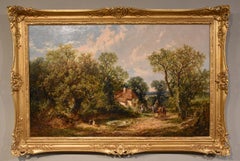 Oil Painting by James Edward Meadows "An Essex Farmstead"