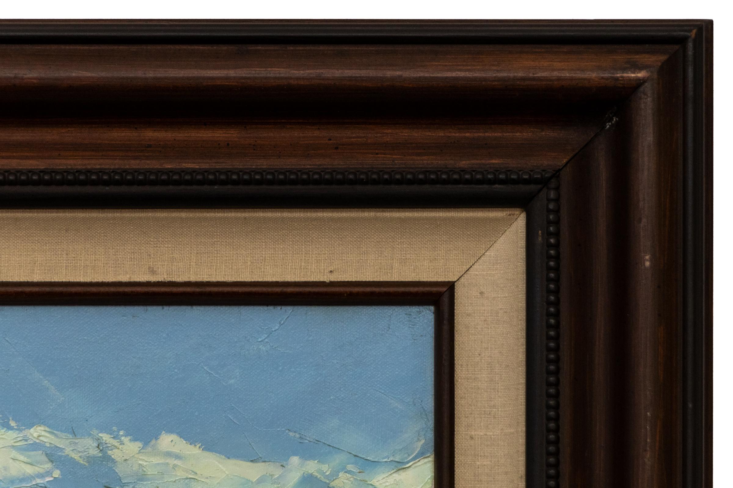 Lush Grazing, North Park (Colorado) Rocky Mountain Landscape Oil Painting For Sale 4