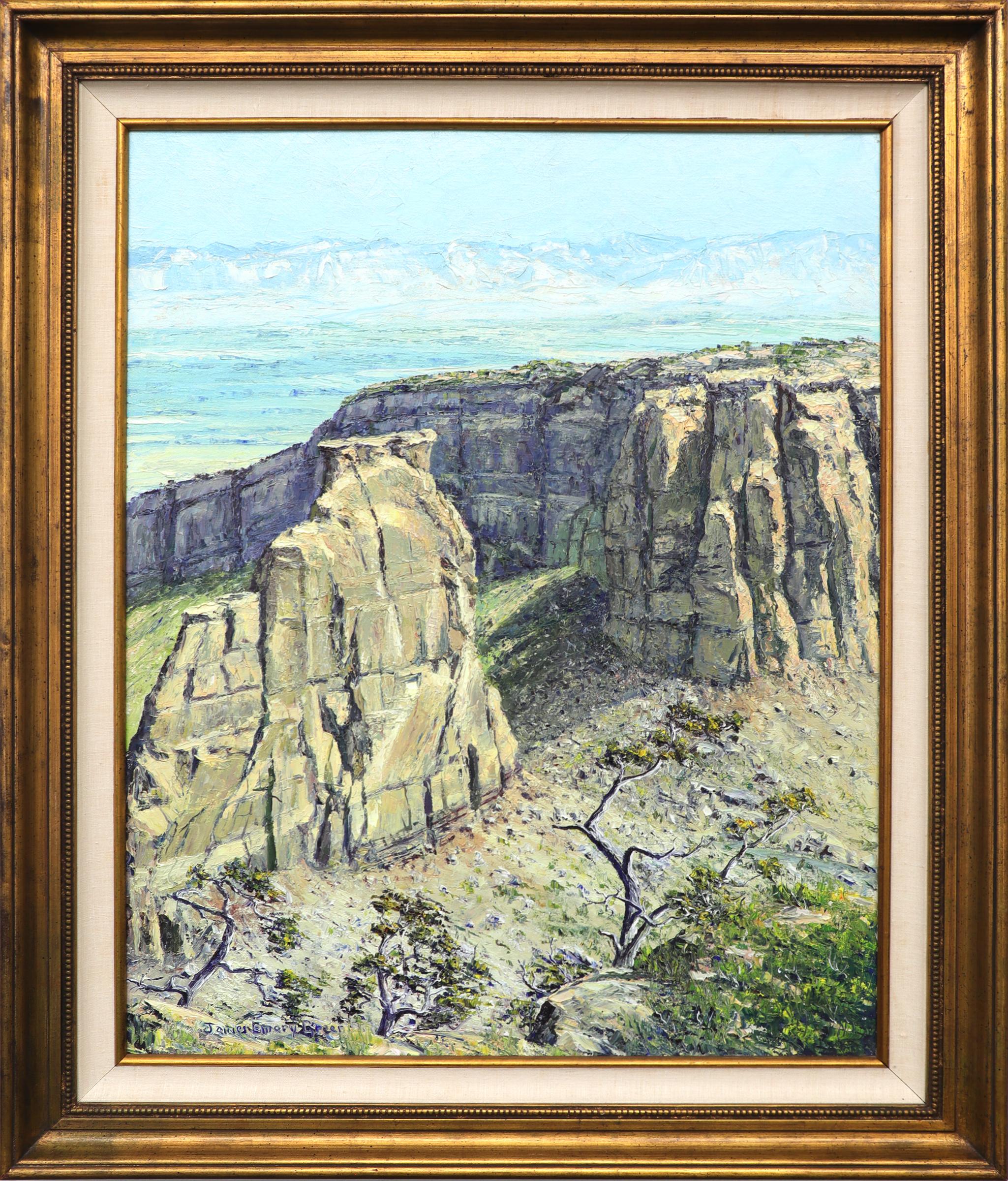 James Emery Greer Landscape Painting - Scene in National Monument, Colorado, Southwest Landscape Oil Painting