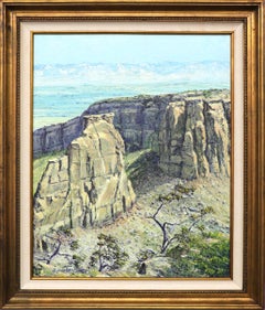Scene in National Monument, Colorado, Southwest Landscape Oil Painting